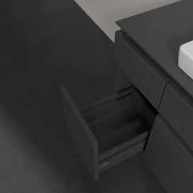 Тумба под раковину Villeroy & Boch Legato 120х55 см МДФ/ДСП глянцевый серый B68300FP