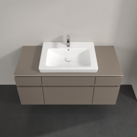 Тумба під раковину Villeroy & Boch Legato 120х55 см ДСП сірий трюфель B68300VG