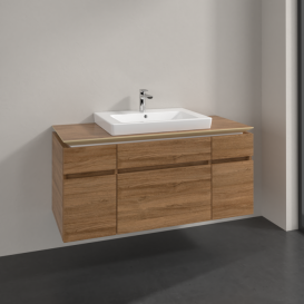 Тумба під раковину Villeroy & Boch Legato 120х55 см ДСП дуб канзас B68300RH