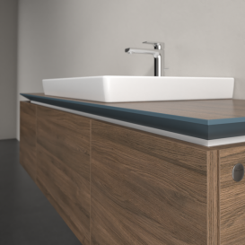 Тумба под раковину Villeroy & Boch Legato 140х38 см ДСП дуб аризона B68400VH