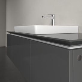 Тумба под раковину Villeroy & Boch Legato 140х38 см МДФ/ДСП глянцевый серый B68400FP