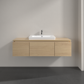 Тумба під раковину Villeroy&Boch Legato 140х38 см ДСП північний дуб B68400VJ