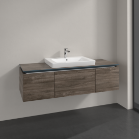 Тумба під раковину Villeroy & Boch Legato 140х38 см ДСП кам'яний дуб B68400RK