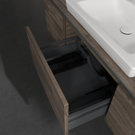 Тумба під раковину Villeroy & Boch Legato 140х38 см ДСП кам'яний дуб B68400RK