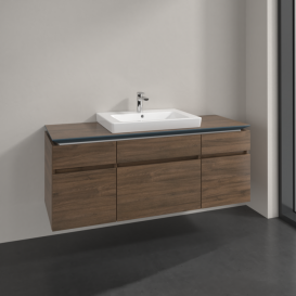 Тумба під раковину Villeroy & Boch Legato 140х55 см ДСП дуб аризона B68500VH
