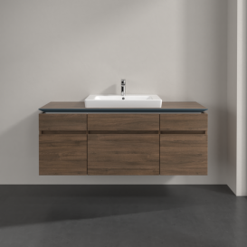 Тумба під раковину Villeroy & Boch Legato 140х55 см ДСП дуб аризона B68500VH