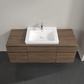 Тумба під раковину Villeroy & Boch Legato 140х55 см ДСП дуб аризона B68500VH