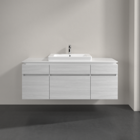 Тумба під раковину Villeroy & Boch Legato 140х55 см ДСП біле дерево B68500E8