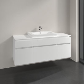 Тумба под раковину Villeroy & Boch Legato 140х55 см ДСП белый матовый B68500MS