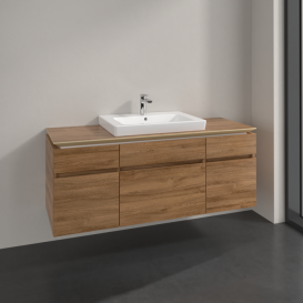 Тумба під раковину Villeroy & Boch Legato 140х55 см ДСП дуб канзас B68500RH