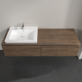 Тумба под раковину Villeroy & Boch Legato 160х38 см ДСП дуб аризона B68800VH