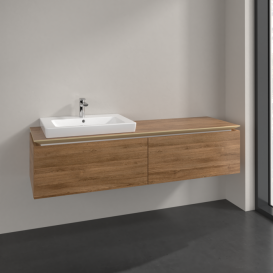 Тумба под раковину Villeroy & Boch Legato 160х38 см ДСП дуб канзас B68800RH