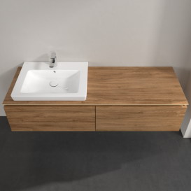 Тумба под раковину Villeroy & Boch Legato 160х38 см ДСП дуб канзас B68800RH