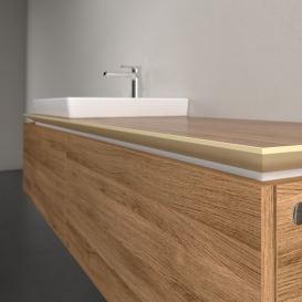 Тумба под раковину Villeroy & Boch Legato 160х38 см ДСП дуб канзас B68800RH