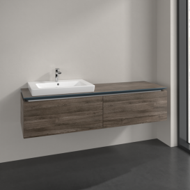 Тумба под раковину Villeroy & Boch Legato 160х38 см ДСП каменный дуб B68800RK