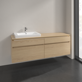 Тумба під раковину Villeroy&Boch Legato 160х55 см ДСП північний дуб B68900VJ