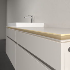 Тумба под раковину Villeroy & Boch Legato 160х55 см ДСП нежно-серый B68900VK