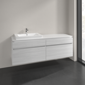 Тумба под раковину Villeroy & Boch Legato 160х55 см ДСП белое дерево B68900E8