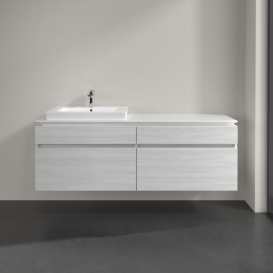 Тумба под раковину Villeroy & Boch Legato 160х55 см ДСП белое дерево B68900E8