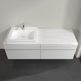 Тумба под раковину Villeroy & Boch Legato 160х55 см ДСП белое дерево B68900E8