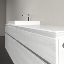 Тумба под раковину Villeroy & Boch Legato 160х55 см ДСП белое дерево B68900E8