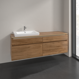 Тумба під раковину Villeroy & Boch Legato 160х55 см ДСП дуб канзас B68900RH