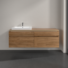 Тумба під раковину Villeroy & Boch Legato 160х55 см ДСП дуб канзас B68900RH