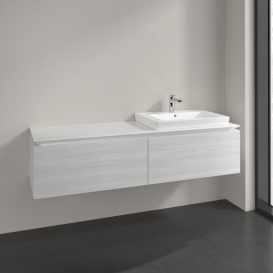 Тумба под раковину Villeroy & Boch Legato 160х38 см ДСП белое дерево B69000E8
