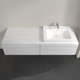 Тумба под раковину Villeroy & Boch Legato 160х38 см ДСП белое дерево B69000E8