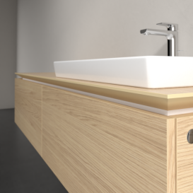 Тумба під раковину Villeroy&Boch Legato 160х38 см ДСП північний дуб B69000VJ