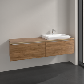 Тумба під раковину Villeroy & Boch Legato 160х38 см ДСП дуб канзас B69000RH