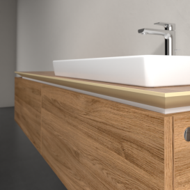Тумба під раковину Villeroy & Boch Legato 160х38 см ДСП дуб канзас B69000RH