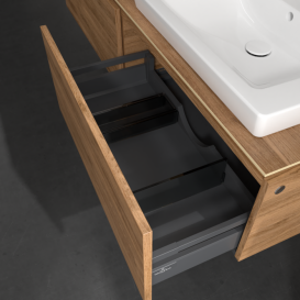 Тумба під раковину Villeroy & Boch Legato 160х38 см ДСП дуб канзас B69000RH