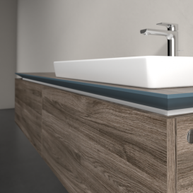 Тумба під раковину Villeroy & Boch Legato 160х38 см ДСП кам'яний дуб  B69000RK