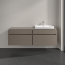 Тумба под раковину Villeroy & Boch Legato 160х55 см ДСП трюфель серый B69100VG