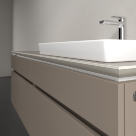 Тумба под раковину Villeroy & Boch Legato 160х55 см ДСП трюфель серый B69100VG