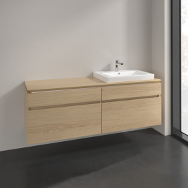 Тумба под раковину Villeroy & Boch Legato 160х55 см ДСП северный дуб B69100VJ
