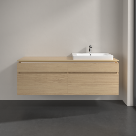 Тумба под раковину Villeroy & Boch Legato 160х55 см ДСП северный дуб B69100VJ