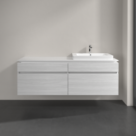 Тумба під раковину Villeroy & Boch Legato 160х55 см ДСП біле дерево B69100E8