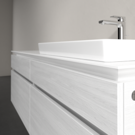 Тумба під раковину Villeroy & Boch Legato 160х55 см ДСП біле дерево B69100E8