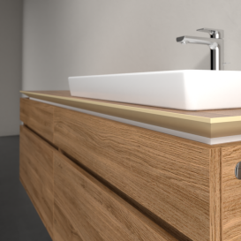 Тумба під раковину Villeroy & Boch Legato 160х55 см ДСП дуб канзас B69100RH