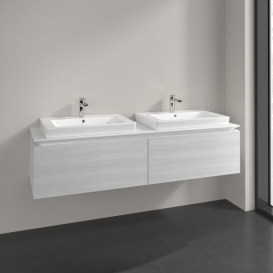 Тумба під раковину Villeroy & Boch Legato 160х38 см ДСП біле дерево B69200E8
