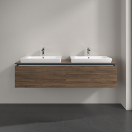 Тумба під раковину Villeroy & Boch Legato 160х38 см ДСП дуб аризона B69200VH