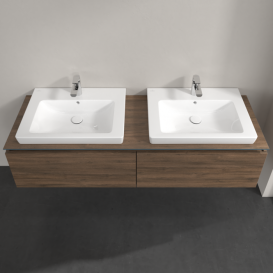 Тумба під раковину Villeroy & Boch Legato 160х38 см ДСП дуб аризона B69200VH