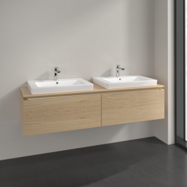 Тумба под раковину Villeroy & Boch Legato 160х38 см ДСП северный дуб B69200VJ