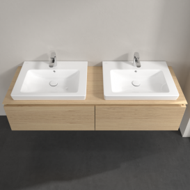 Тумба под раковину Villeroy & Boch Legato 160х38 см ДСП северный дуб B69200VJ