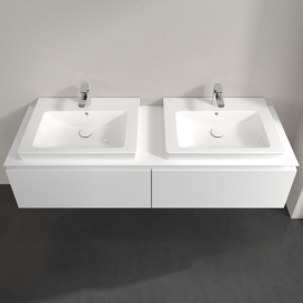 Тумба під раковину Villeroy & Boch Legato 160х38 см МДФ/ДСП білий глянсовий B69200DH