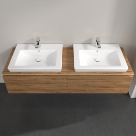 Тумба під раковину Villeroy & Boch Legato 160х38 см ДСП дуб канзас B69200RH