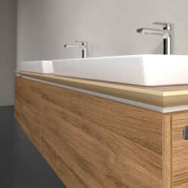 Тумба під раковину Villeroy & Boch Legato 160х38 см ДСП дуб канзас B69200RH