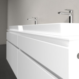 Тумба под раковину Villeroy & Boch Legato 160х55 см ДСП белый матовый B69300MS